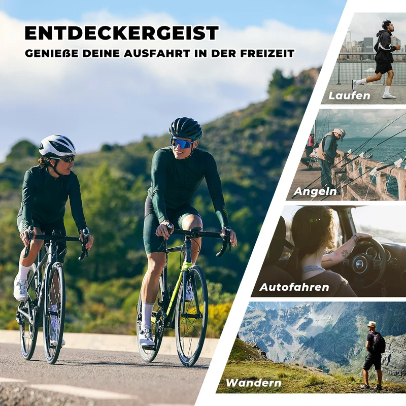 Fahrradbrille UV 400 Photochromatisch