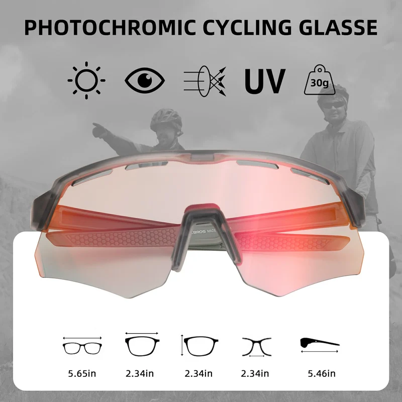 Fahrradbrille Photochromatisch Unisex