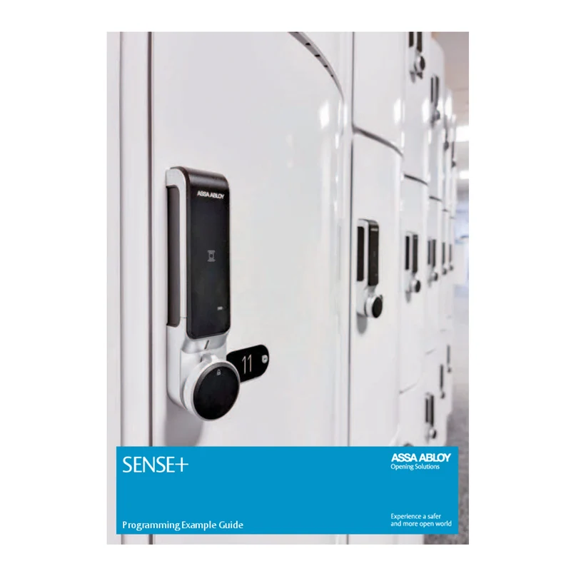 ASSA ABLOY SENSE+ ML52RA RFID Spindschloss – elektronisches Schrankschloss für Karte und Transponder
