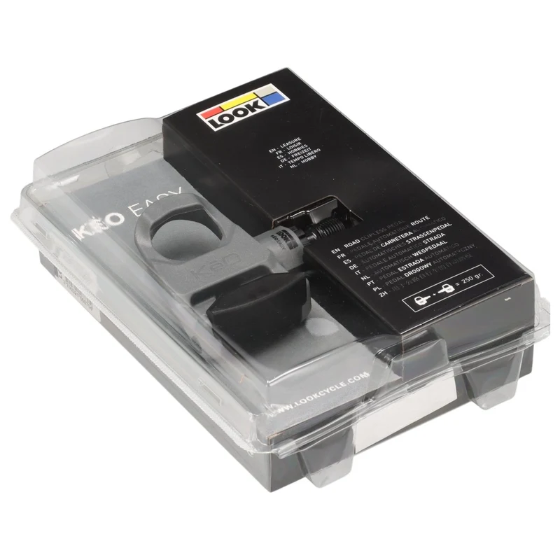 LOOK Keo Easy Pedale grau | Rennrad Klickpedale inkl. Cleats (B-Ware)