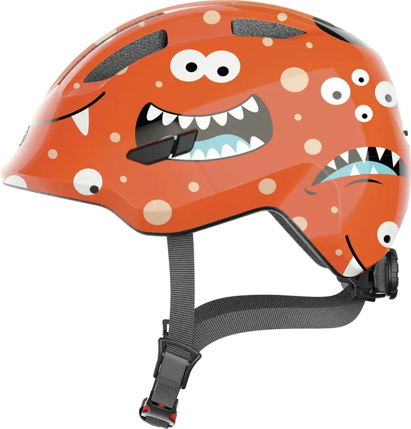 Abus Smiley 3.0 Kinderhelm Orange Monster