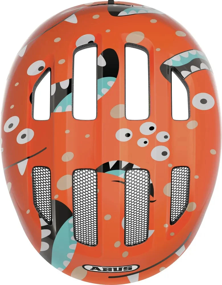 Abus Smiley 3.0 Kinderhelm Orange Monster