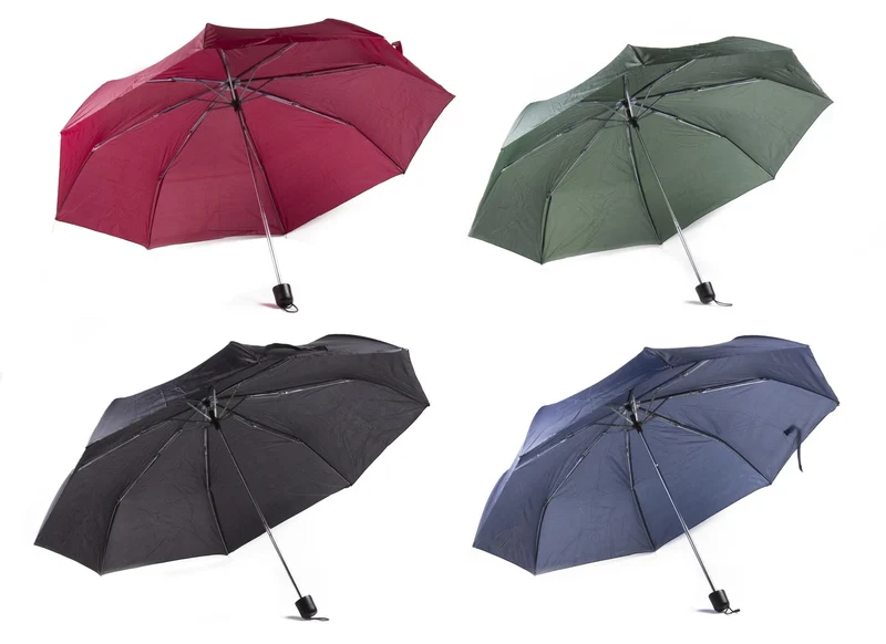 Mini-Regenschirm uni – Durchmesser ausgeklappt 93 cm, 25 cm, 93 cm, leichtgewichtig