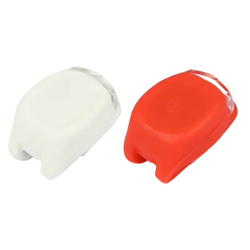 LED-Fahrradlicht 2-tlg. Silikon – Funktion Blinken - An - Aus, 31,8 mm, wasserdicht