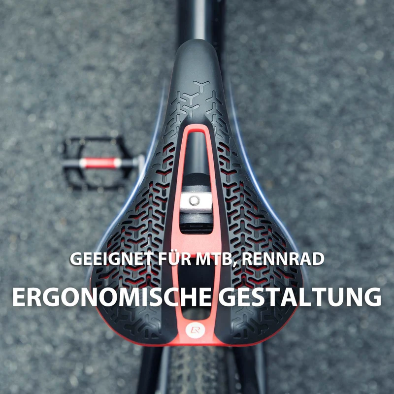ROCKBROS Fahrradsattel ergonomischer Fahrrad Sattel für Rennrad & MTB