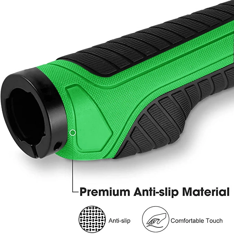 ROCKBROS Rutschfeste Fahrradgriffe aus Gummi mit Lock-on Design für MTB