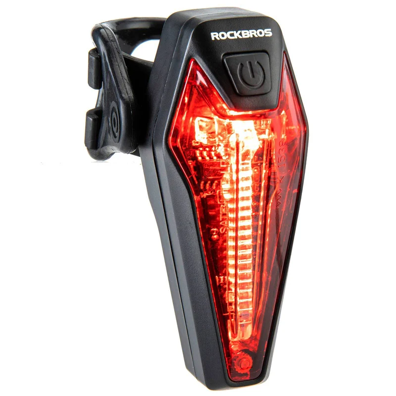 ROCKBROS LED hinten Fahrradlicht Aufladbarer IPX5 Wasserdicht