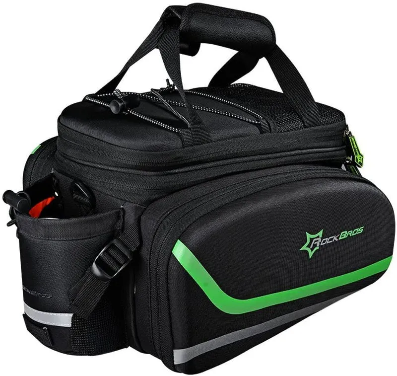 ROCKBROS Fahrrad Gepäckträgertasche wasserdichte mit Regenschutz 17-35L