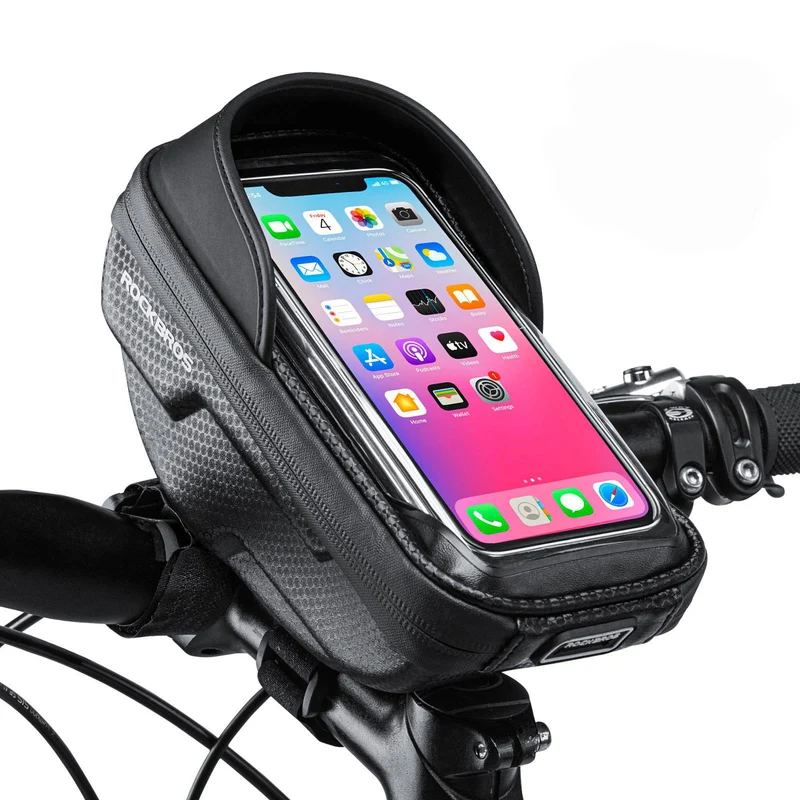 ROCKBROS Fahrrad Lenkertasche Handyhalterung mit TPU Touchscreen