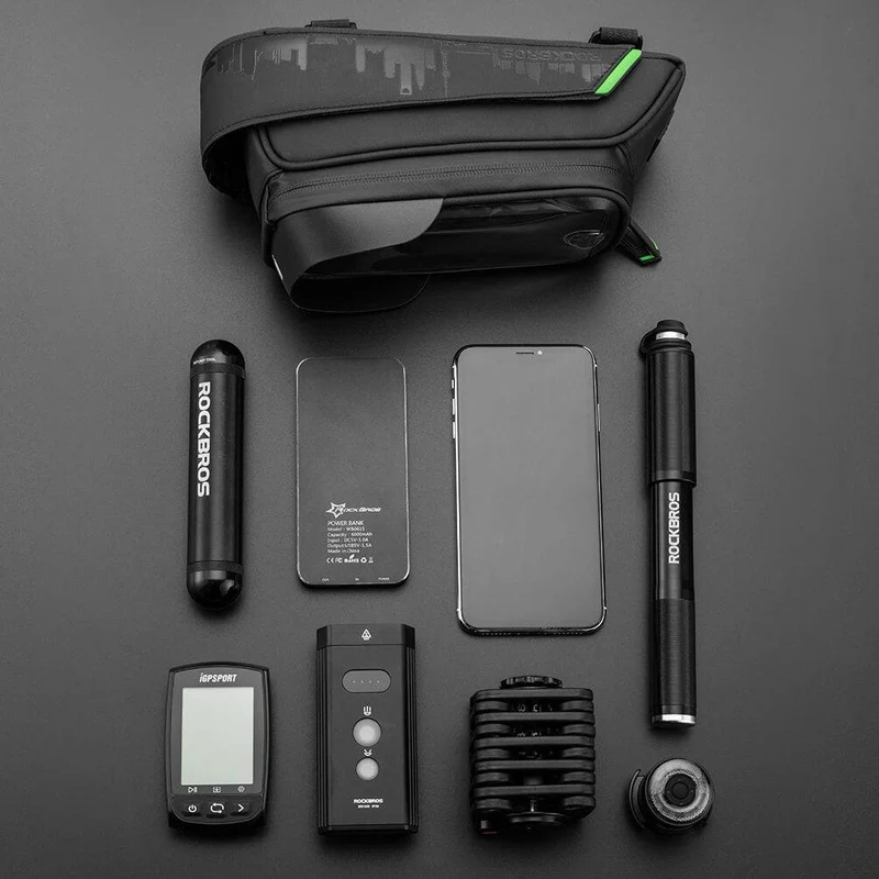 ROCKBROS Fahrrad Oberrohrtasche Wasserdicht Handytasche mit Touchscreen