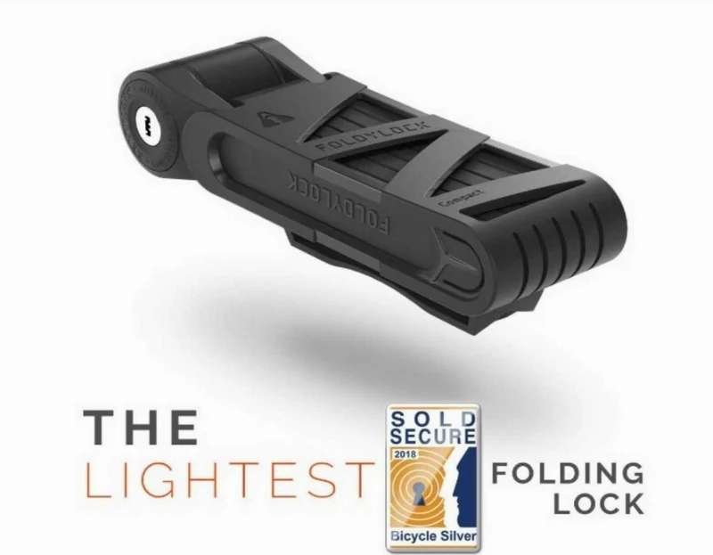 B-Ware - Voxom Fahrradschloss Foldylock Clipster schwarz (Gebrauchtware)