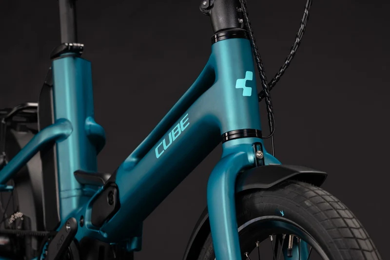 CUBE Fold Hybrid Deluxe 540 metallicpetrol´n´sea