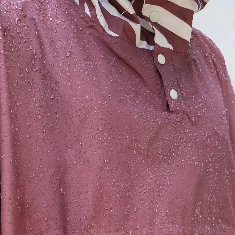 Poncho de pluie Poule Party adulte ou enfant Chocolate Zebra