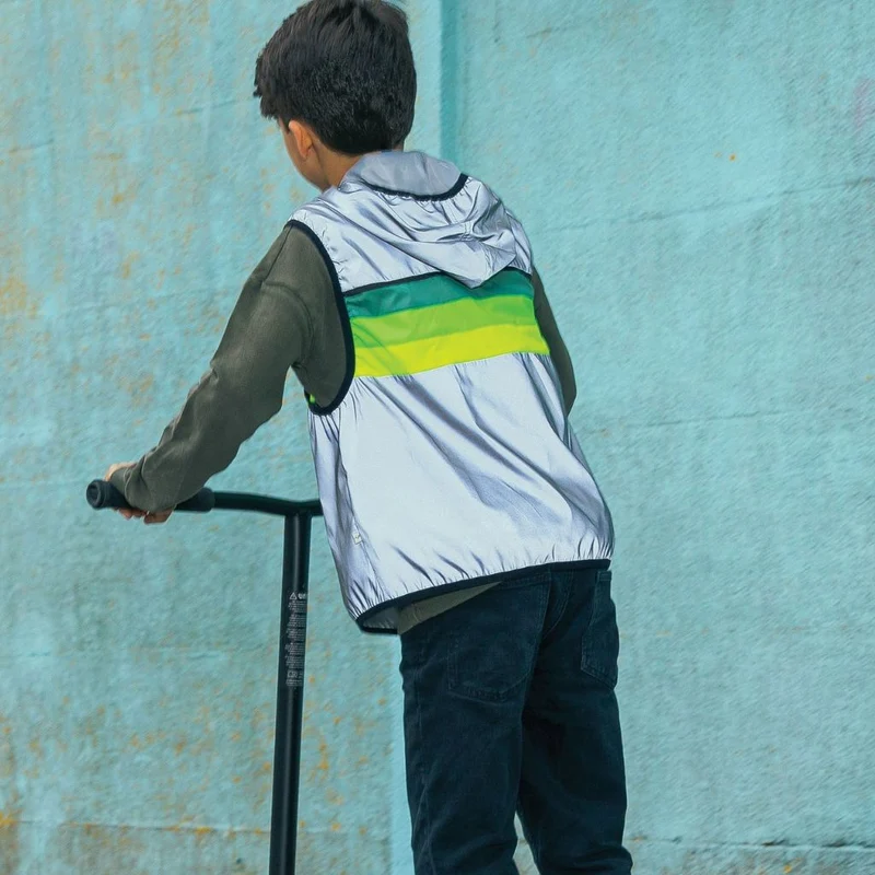 Gilet vélo réfléchissant enfant GoFluo North