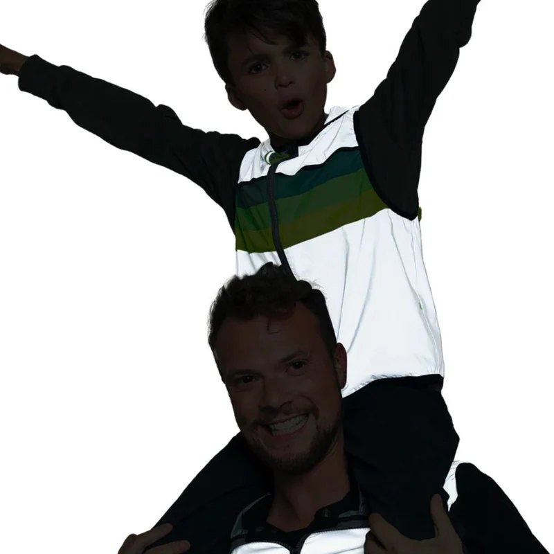 Gilet vélo réfléchissant enfant GoFluo North