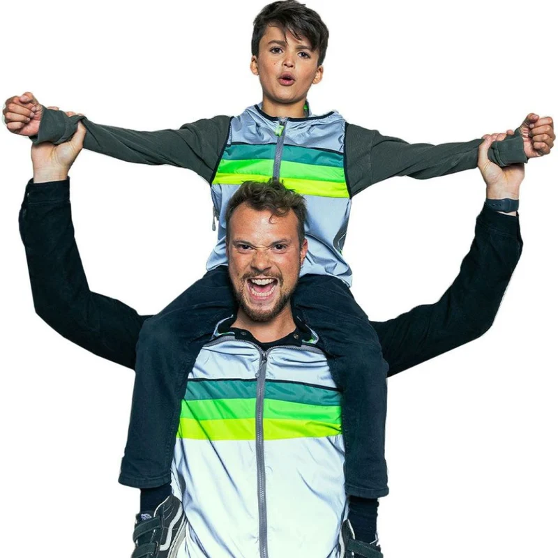 Gilet vélo réfléchissant enfant GoFluo North