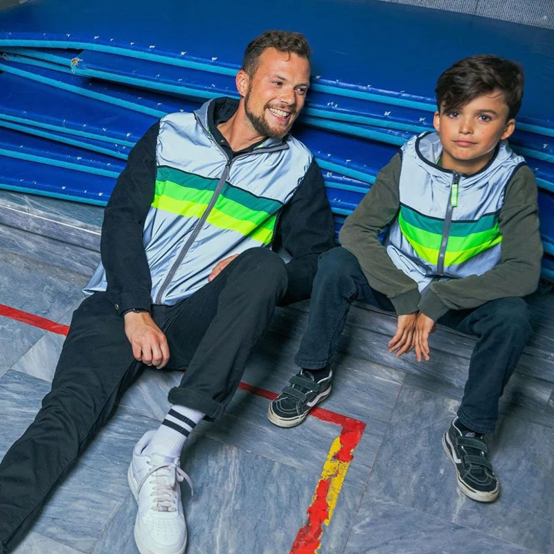 Gilet vélo réfléchissant enfant GoFluo North