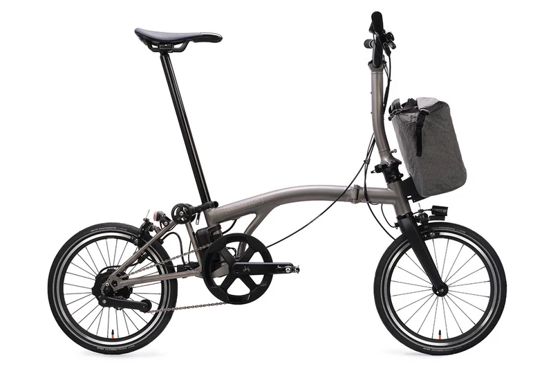 Brompton Electric T Line with Handlebar Control - 4-Speed Folding Bike