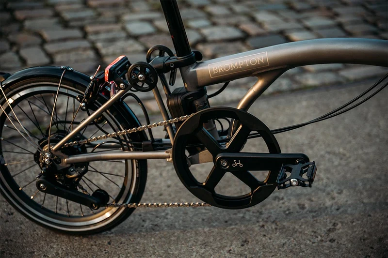 Brompton Electric T Line with Handlebar Control - 4-Speed Folding Bike