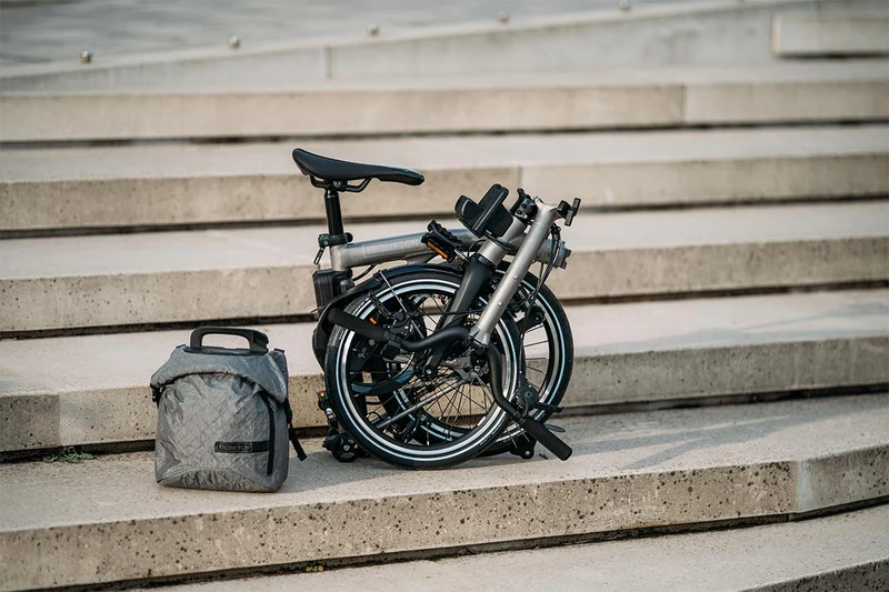 Brompton Electric T Line with Handlebar Control - 4-Speed Folding Bike