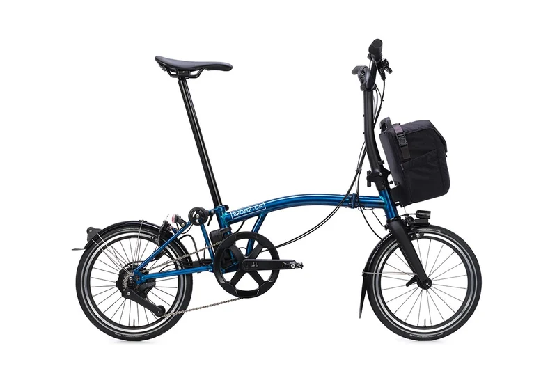 Brompton Electric P Line with Handlebar Control - 4-Speed Folding Bike