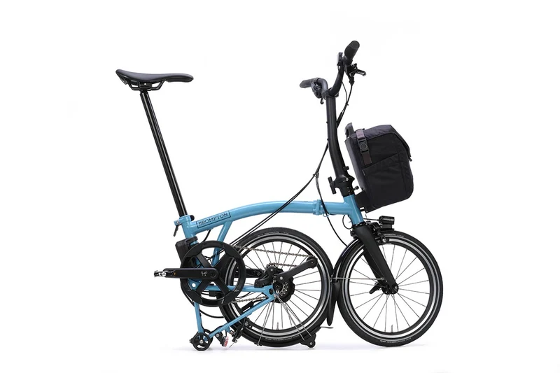 Brompton Electric P Line with Handlebar Control - 4-Speed Folding Bike