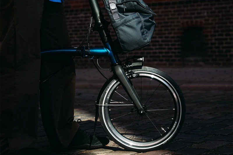 Brompton Electric P Line with Handlebar Control - 4-Speed Folding Bike