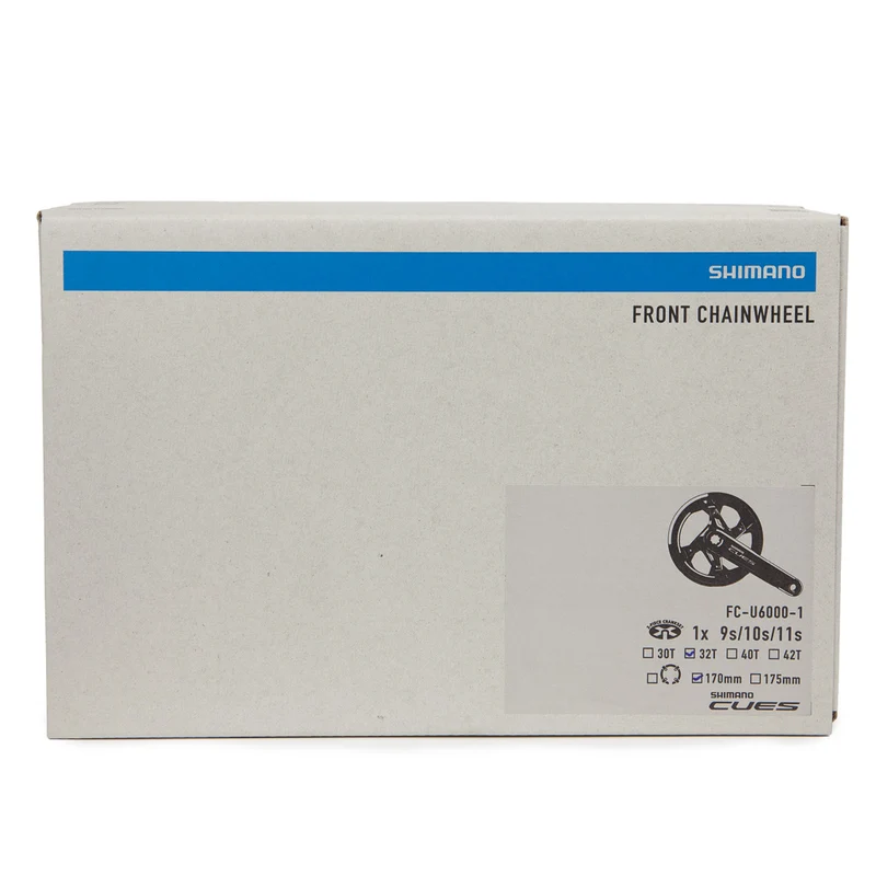 Pédalier mono plateau Shimano CUES FC-U6000 9/10/11 vitesses