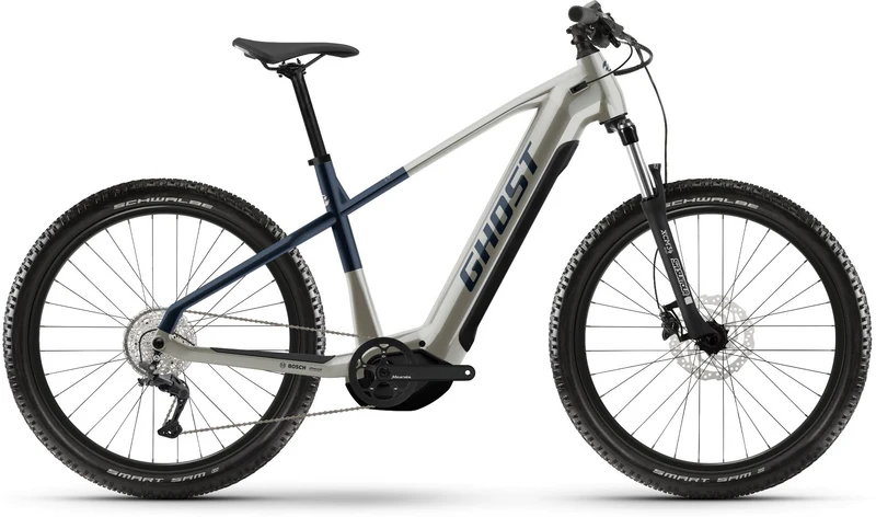 Ghost E-Teru Universal 625 Wh E-Bike Hardtail Diamant pearl warm grey/pearl dark blue - glossy