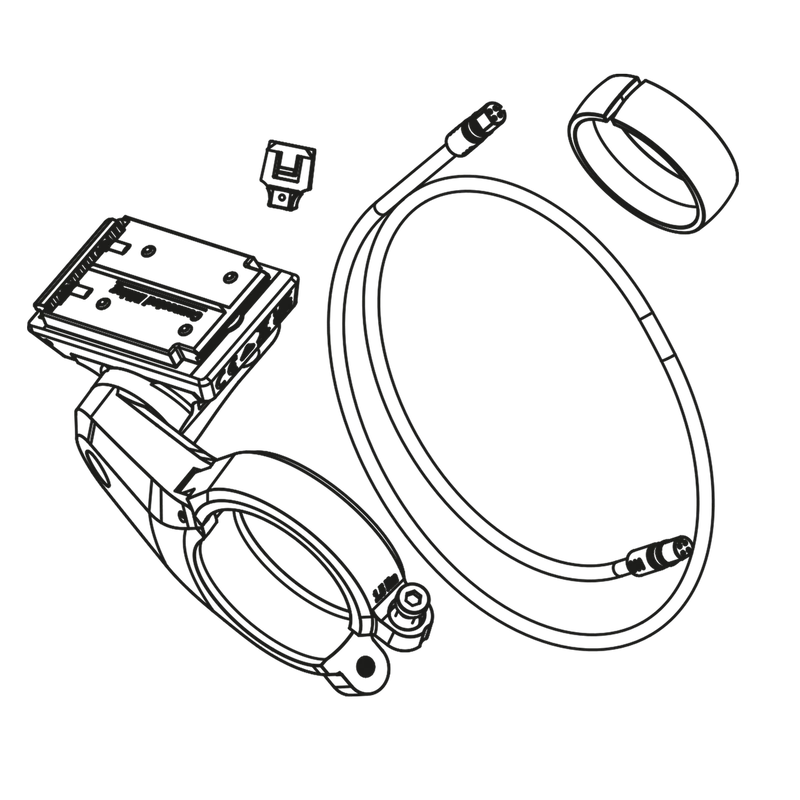Bosch Nachrüst-Kit 1-Arm-Halter (BDSYYYY) für smartes System, Kiox, Smartphonegrip