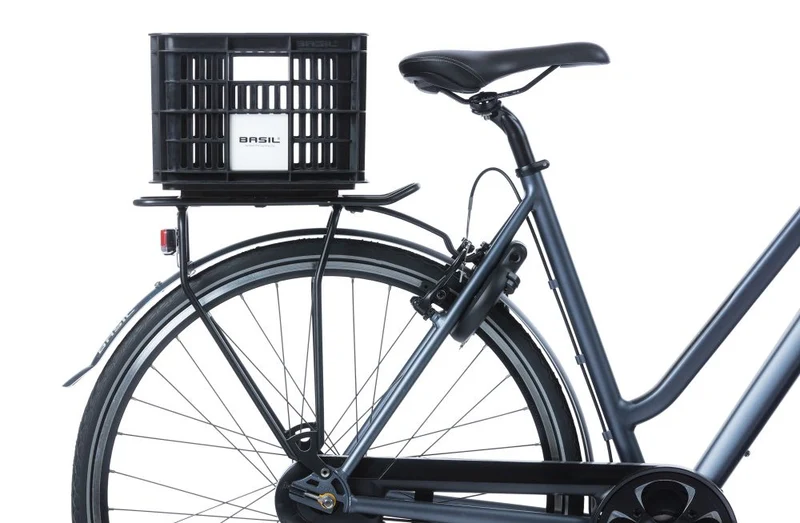 Basil Crate MIK Fahrradkasten schwarz