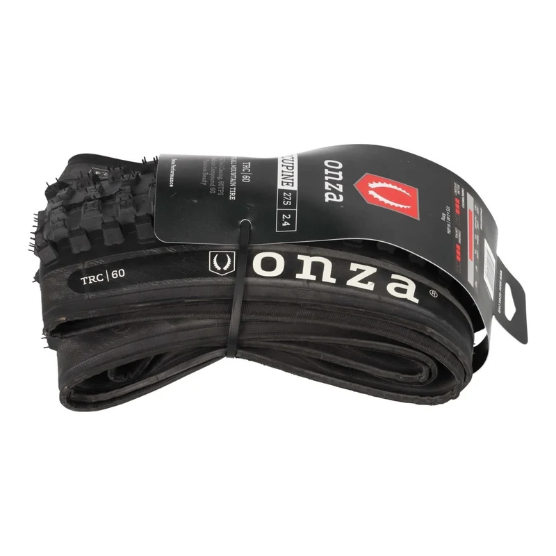 ONZA Porcupine 27,5 x 2,4" MTB Reifen | TRC 60 TPI | Tubeless Ready | Schwarz