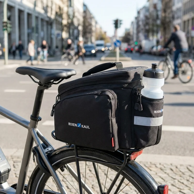 KLICKfix Gepäckträgertasche Rackpack 2 schwarz Uniklip 2 10l 910g