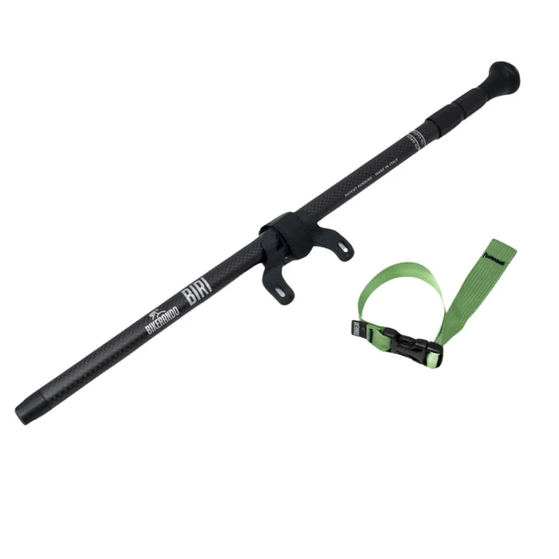 Béquille vélo télescopique sur rail de selle Bikerando Biri Pro Carbone
