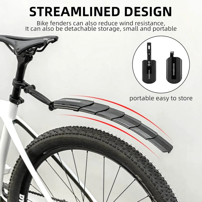 Fahrrad Schutzblech Set Vorne/Hinten Verstellbar