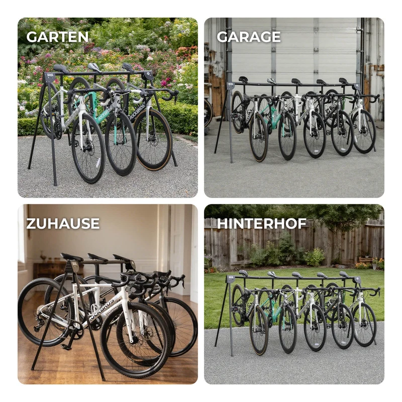 Fahrradständer Aufhängebügel Faltbar Rostfrei Tragfähig bis 80/120 kg