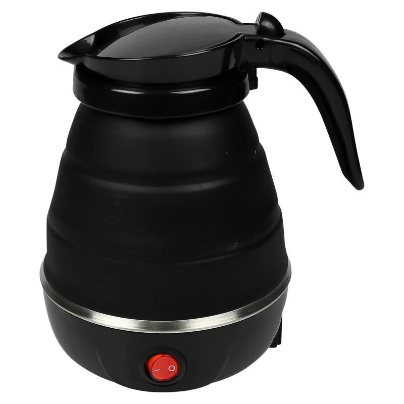 Wasserkocher faltbar 600 ml schwarz – Kochzeit 4-6 Minuten, Inhalt 600 ml, Leistung 600 W