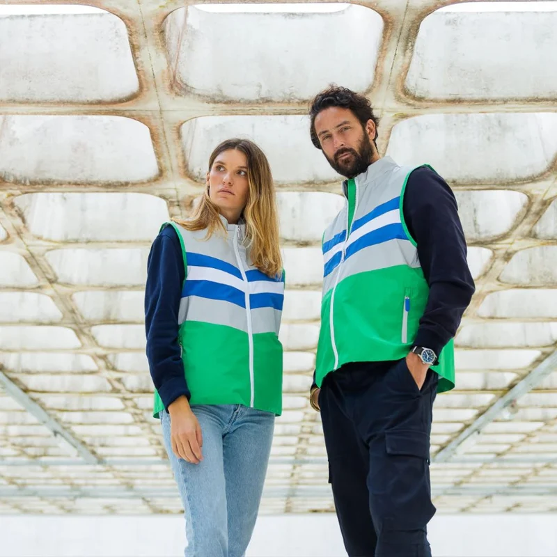 Gilet réfléchissant imperméable Le Temps des Grenouilles