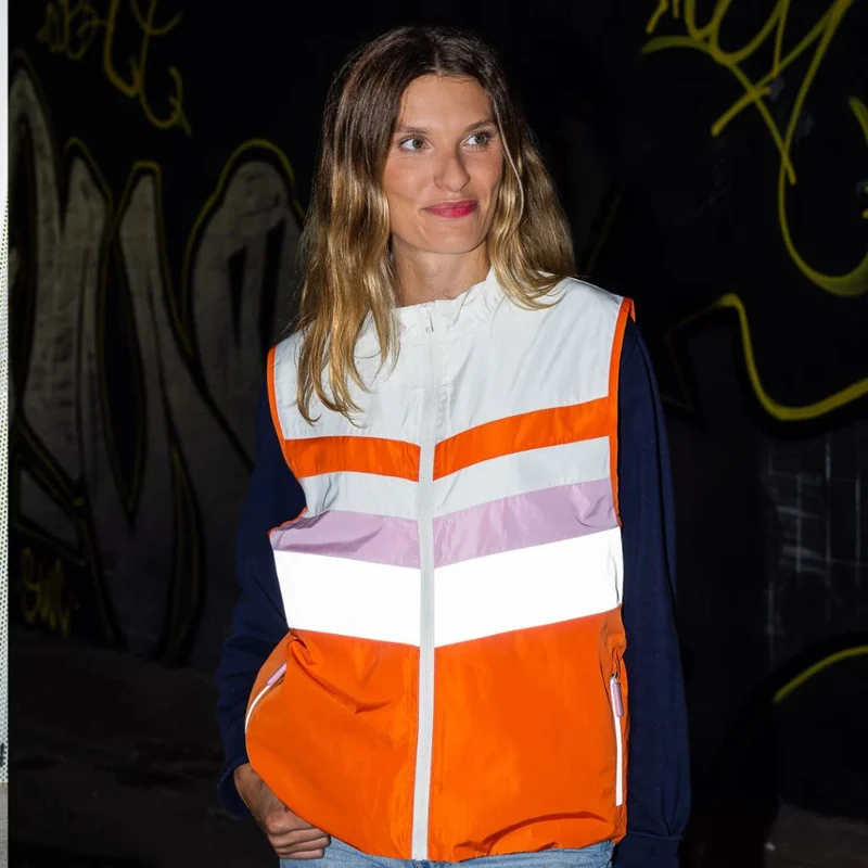 Gilet réfléchissant imperméable Le Temps des Grenouilles