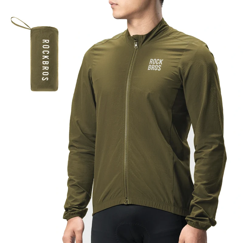 Herren Leichte Fahrradjacke Atmungsaktiv Frühling