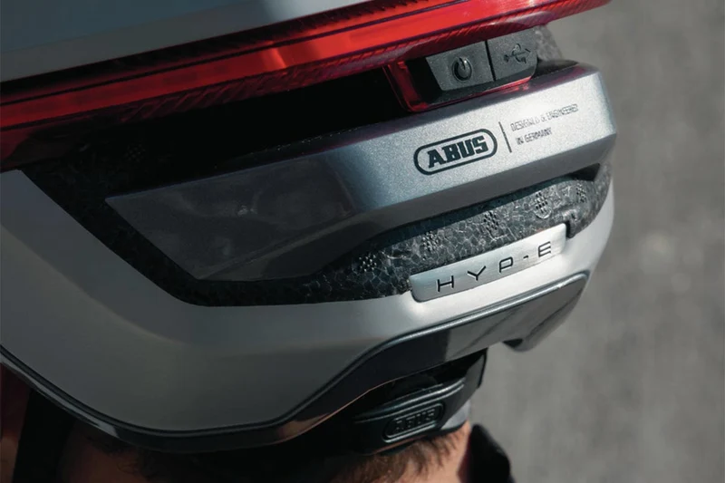 Abus Hyp-E BL.ACE Urban Cycle Helmet with Lights