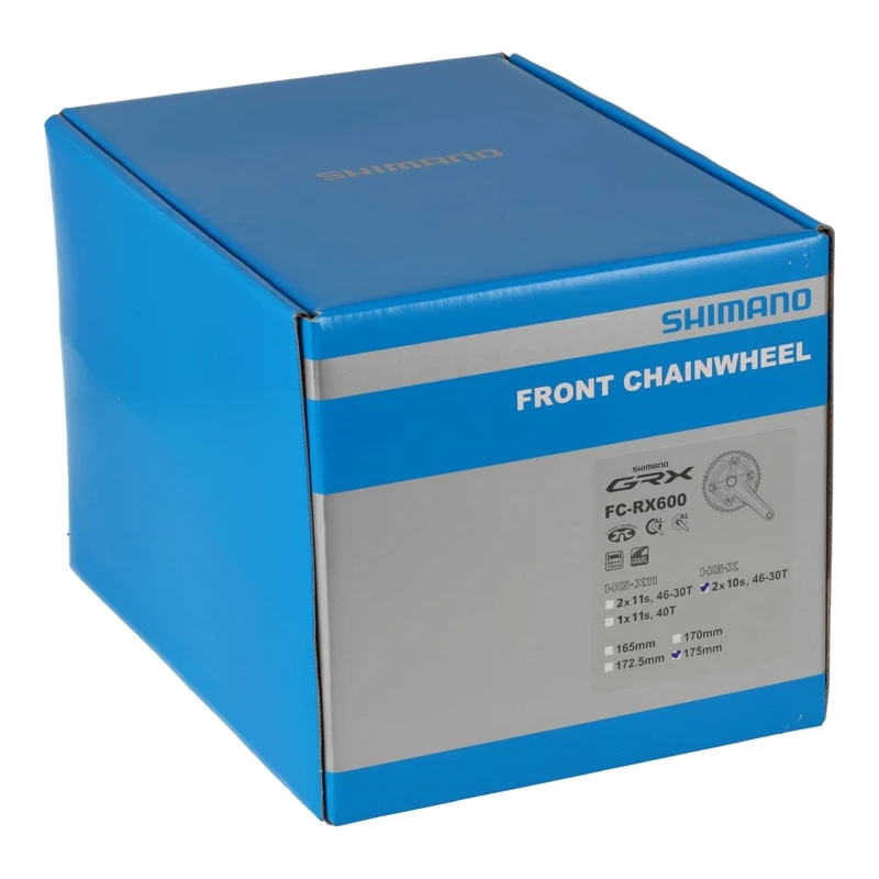 SHIMANO GRX FC-RX600 Kurbel 175mm 30/46 Zähne (2x10-Fach)