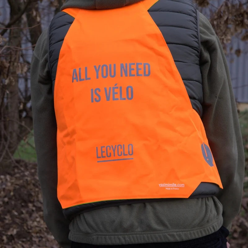 gilet fluo vélo Vasimimile adulte réversible Vasi lzocel Reverso