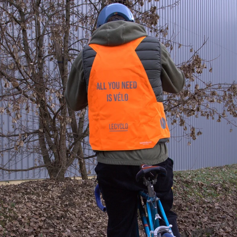 gilet fluo vélo Vasimimile adulte réversible Vasi lzocel Reverso