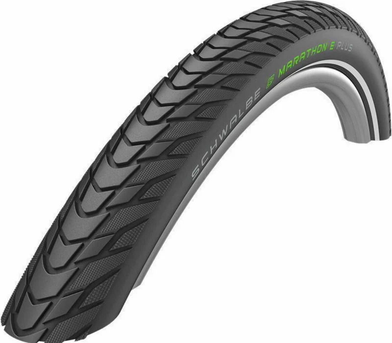 Schwalbe Marathon E-Plus Addix E Performance Line, Tube, Drahtreifen 28" TwinSkin, Smart DualGuard black-reflex