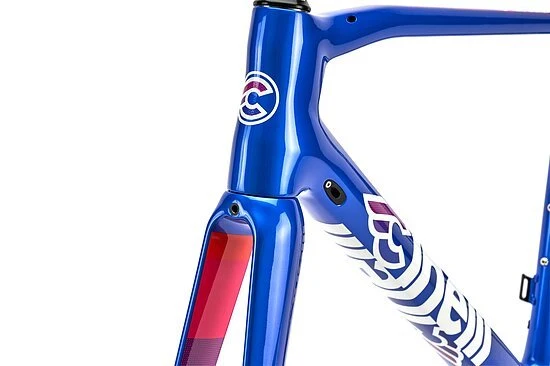 Cinelli SUPERSTAR Rennrad Rahmenset für Felgenbremsen blau (Größe M)