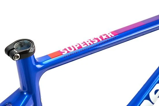 Cinelli SUPERSTAR Rennrad Rahmenset für Felgenbremsen blau (Größe M)