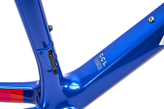Cinelli SUPERSTAR Rennrad Rahmenset für Felgenbremsen blau (Größe M)
