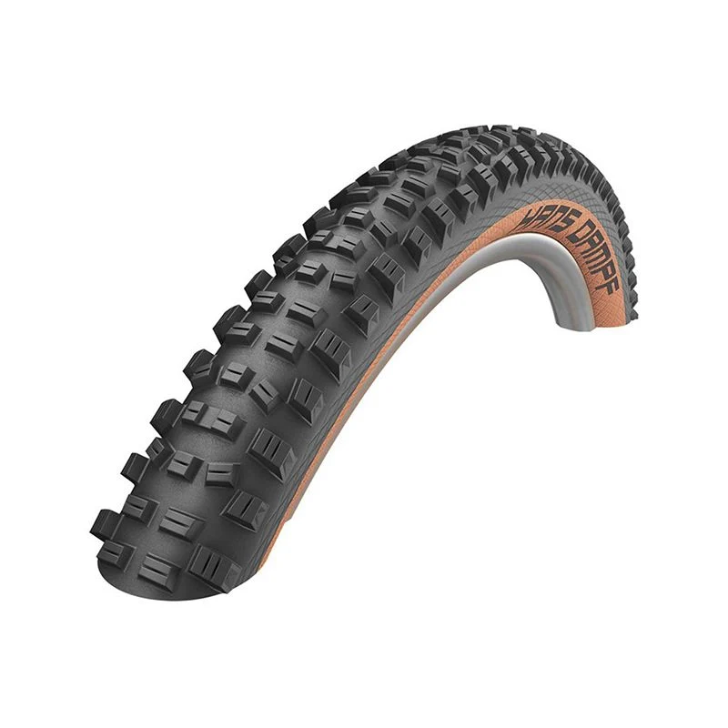 Reifen Schwalbe Hans Dampf HS491 Evolution Super Trail Tubeless Addix Soft Faltbar Schwarz/Beige