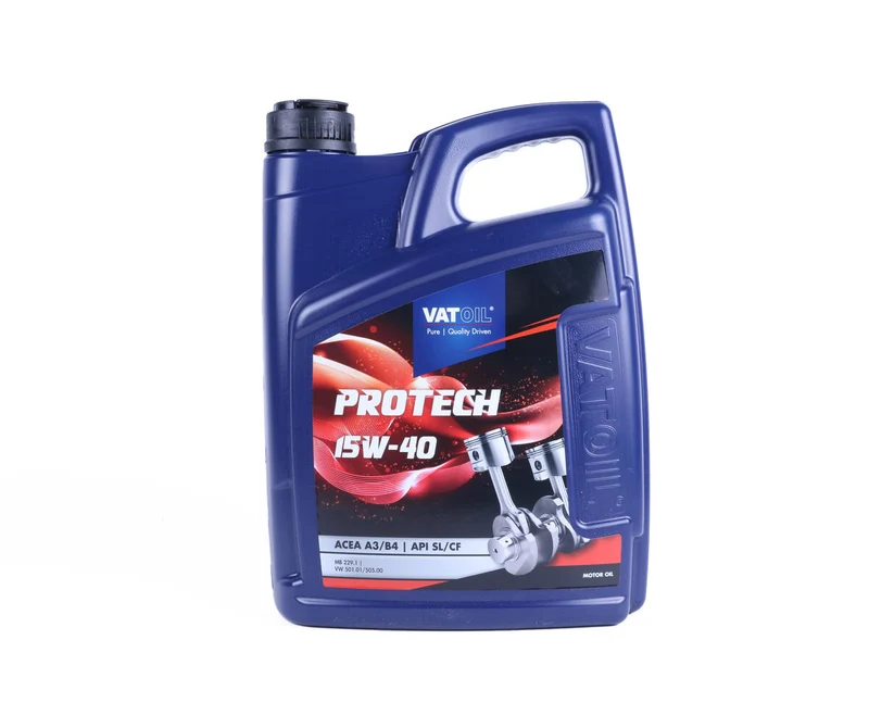 Motorenöl 15W-40 5L für Benzin- und Dieselmotoren, verlängerte Lebensdauer.